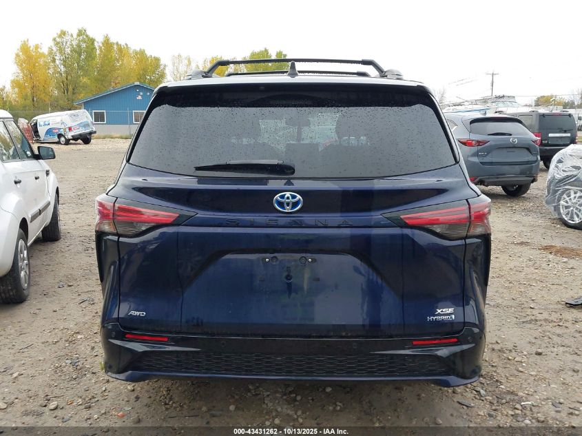 2022 Toyota Sienna Xse VIN: 5TDXSKFC8NS055144 Lot: 44000695
