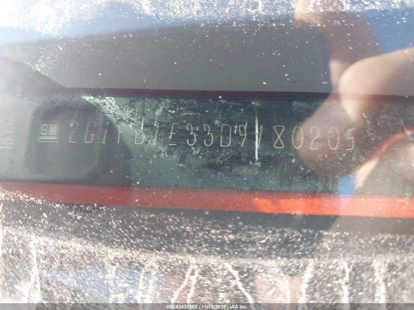 2013 Chevrolet Camaro 1Lt VIN: 2G1FB1E33D9180205 Lot: 43431363