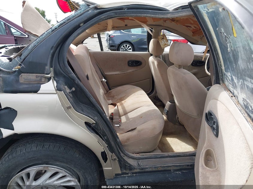 1998 Saturn Sl2 VIN: 1G8ZK5270WZ186341 Lot: 43431386