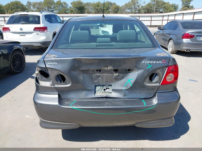 2006 Toyota Corolla S VIN: 1NXBR32E16Z702527 Lot: 43431425