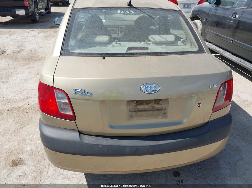 2008 Kia Rio Lx VIN: KNADE123886424158 Lot: 43431447