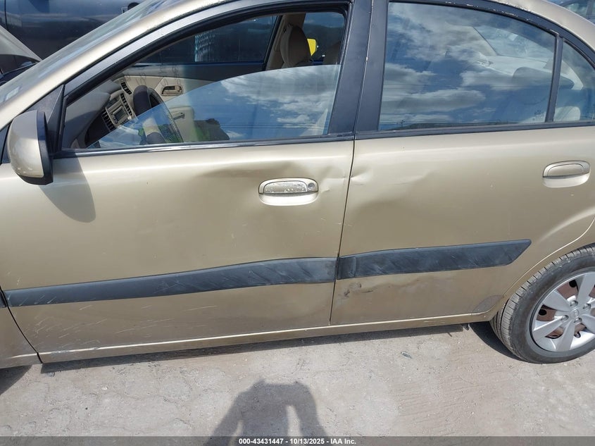 2008 Kia Rio Lx VIN: KNADE123886424158 Lot: 43431447