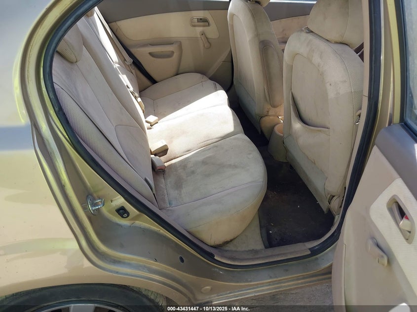 2008 Kia Rio Lx VIN: KNADE123886424158 Lot: 43431447