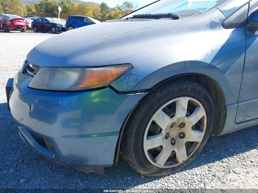 2008 Honda Civic Lx VIN: 2HGFG12668H549059 Lot: 43431451