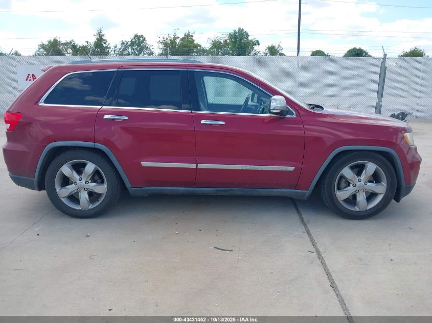 2012 Jeep Grand Cherokee Overland VIN: 1C4RJFCT4CC241351 Lot: 43431452