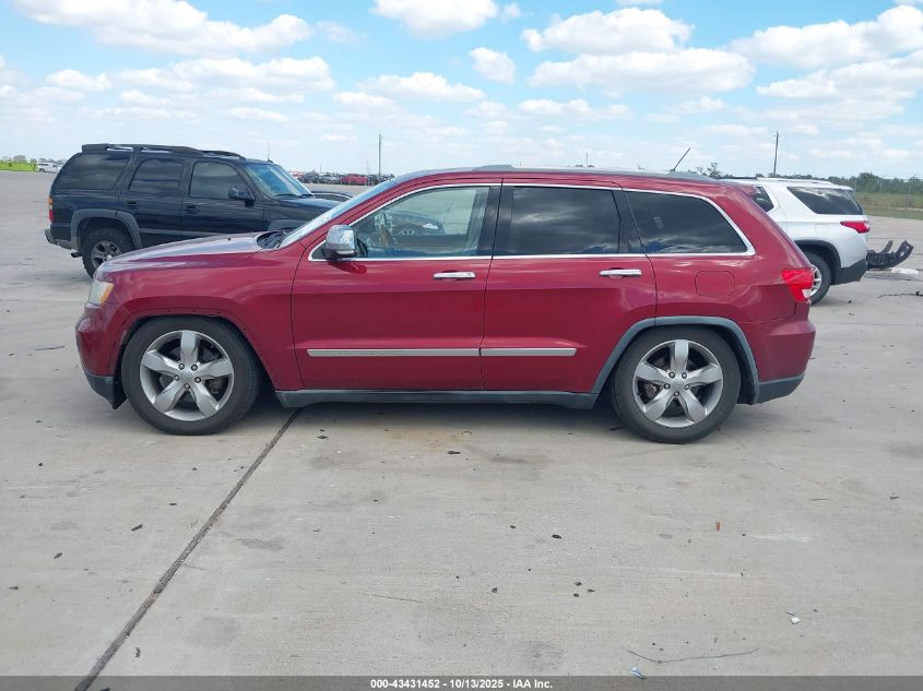 2012 Jeep Grand Cherokee Overland VIN: 1C4RJFCT4CC241351 Lot: 43431452