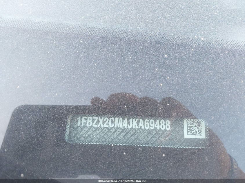 2018 Ford Transit-350 Xl VIN: 1FBZX2CM4JKA69488 Lot: 43431454
