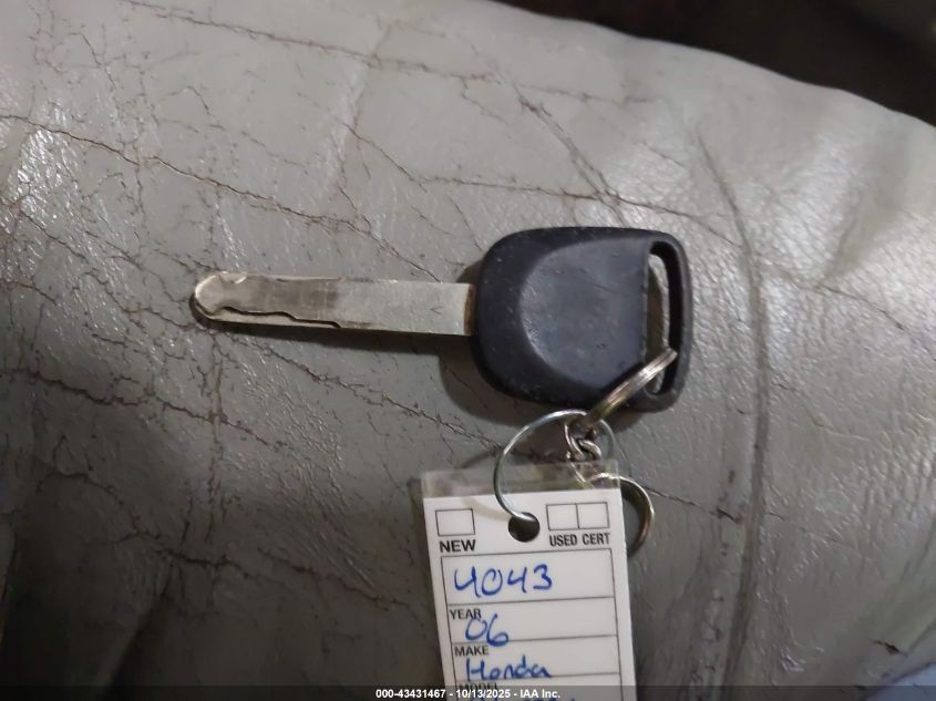 2006 Honda Odyssey Ex-L VIN: 5FNRL38726B456867 Lot: 43431467