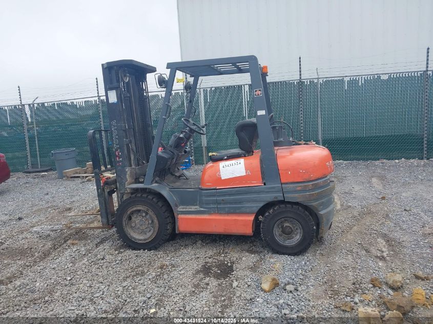 2000 Toyota 52-6Fgu30 VIN: 00000000000061802 Lot: 43431524