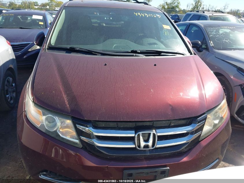 2016 Honda Odyssey Ex-L VIN: 5FNRL5H69GB083346 Lot: 43431563