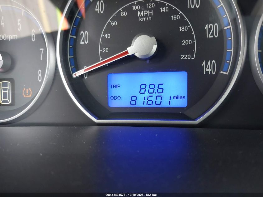 2008 Hyundai Santa Fe Gls VIN: 5NMSG73D88H208067 Lot: 43431576