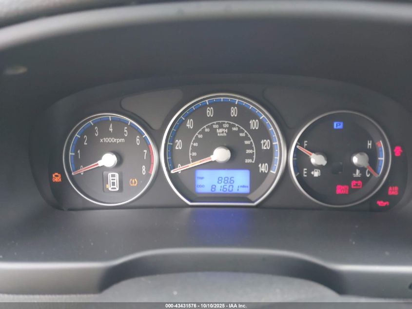 2008 Hyundai Santa Fe Gls VIN: 5NMSG73D88H208067 Lot: 43431576