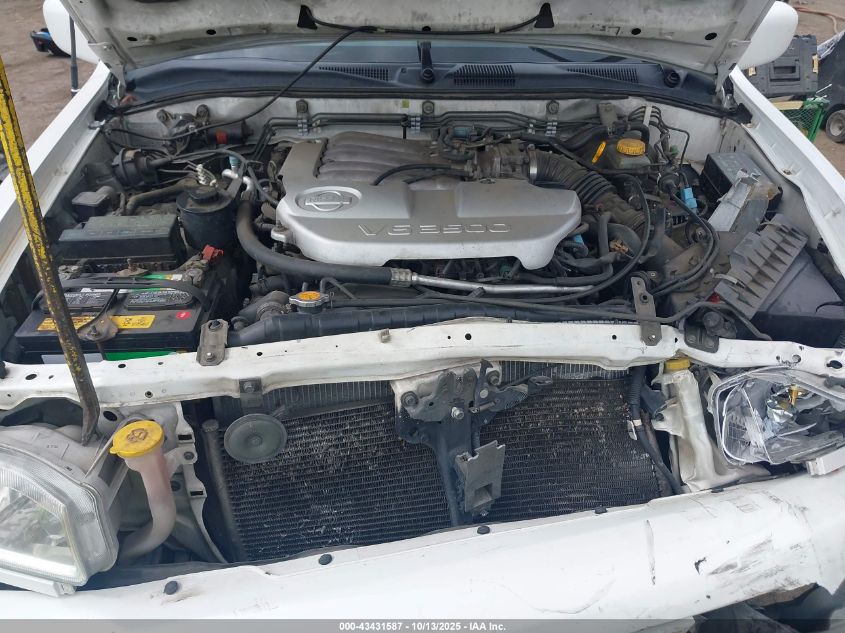 2001 Nissan Pathfinder Le VIN: JN8DR09Y31W570402 Lot: 43431587