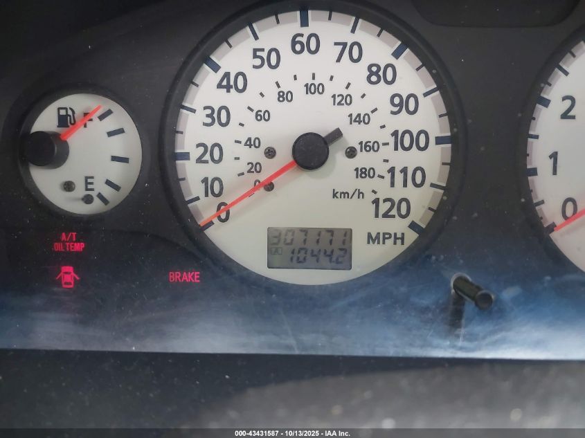 2001 Nissan Pathfinder Le VIN: JN8DR09Y31W570402 Lot: 43431587