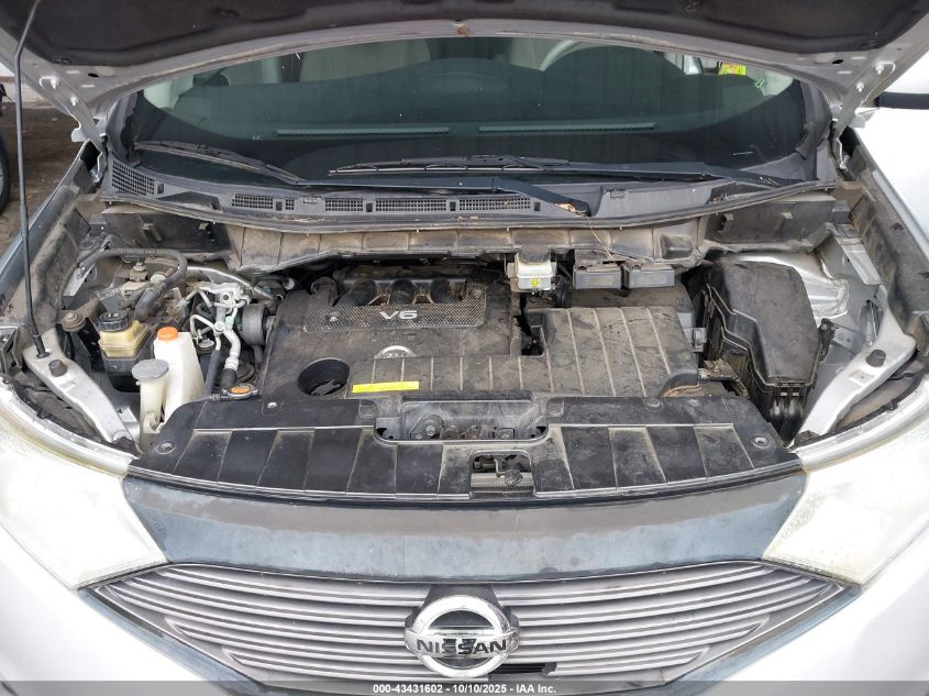 2014 Nissan Quest S VIN: JN8AE2KP8E9107297 Lot: 43431602