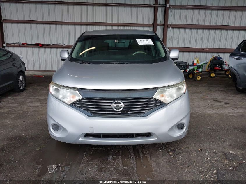 2014 Nissan Quest S VIN: JN8AE2KP8E9107297 Lot: 43431602