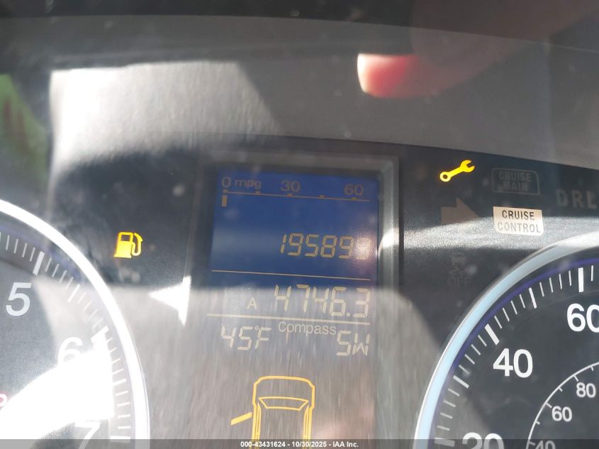 2010 Honda Cr-V Ex-L VIN: 5J6RE3H77AL011289 Lot: 43431624