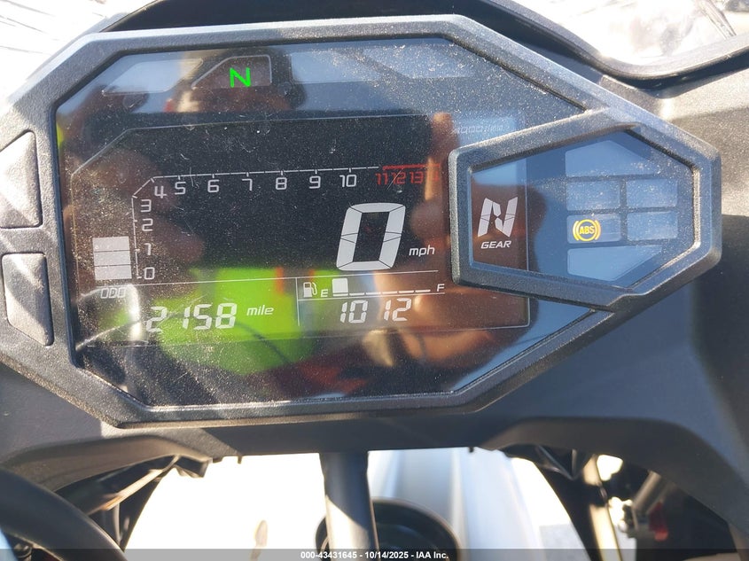 2025 Kawasaki Ex500 VIN: ML5EXGG1XSDA69408 Lot: 43431645