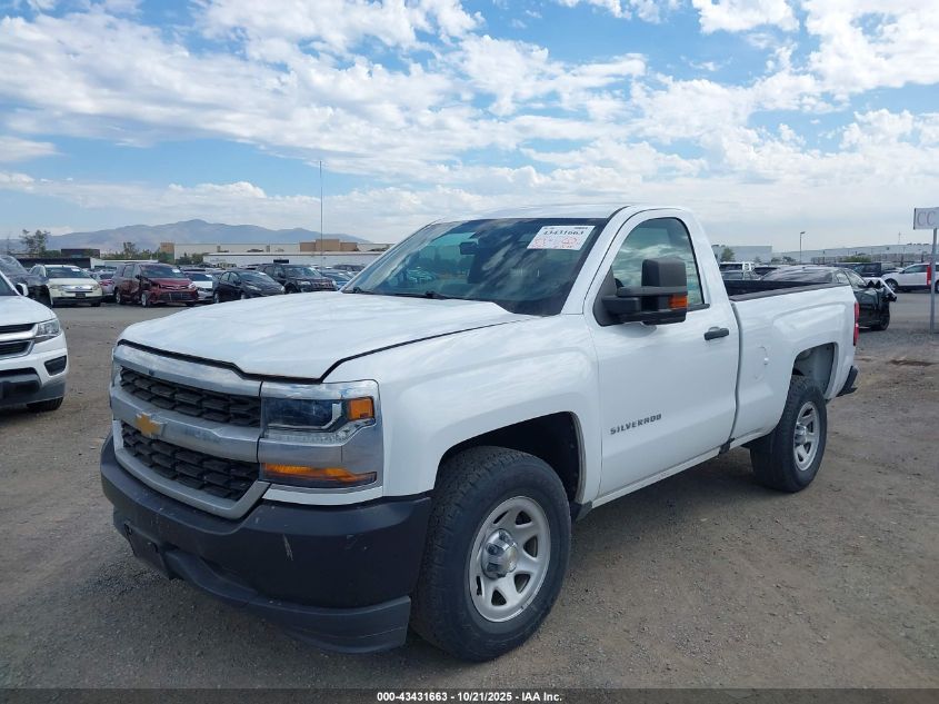 2018 Chevrolet Silverado 1500 Wt VIN: 1GCNCNEH1JZ344426 Lot: 43431663