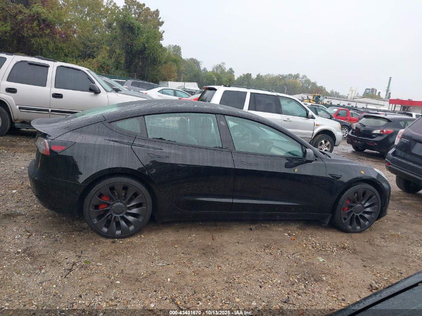 2021 Tesla Model 3 Performance Dual Motor All-Wheel Drive VIN: 5YJ3E1ECXMF914237 Lot: 43431670