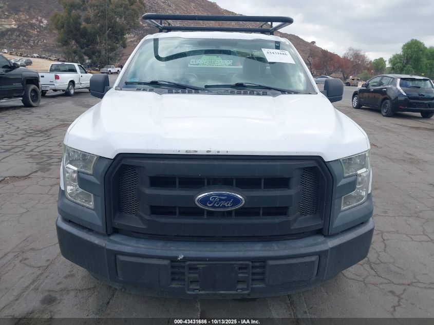 2016 Ford F-150 Xl VIN: 1FTMF1C81GKE25152 Lot: 43431686