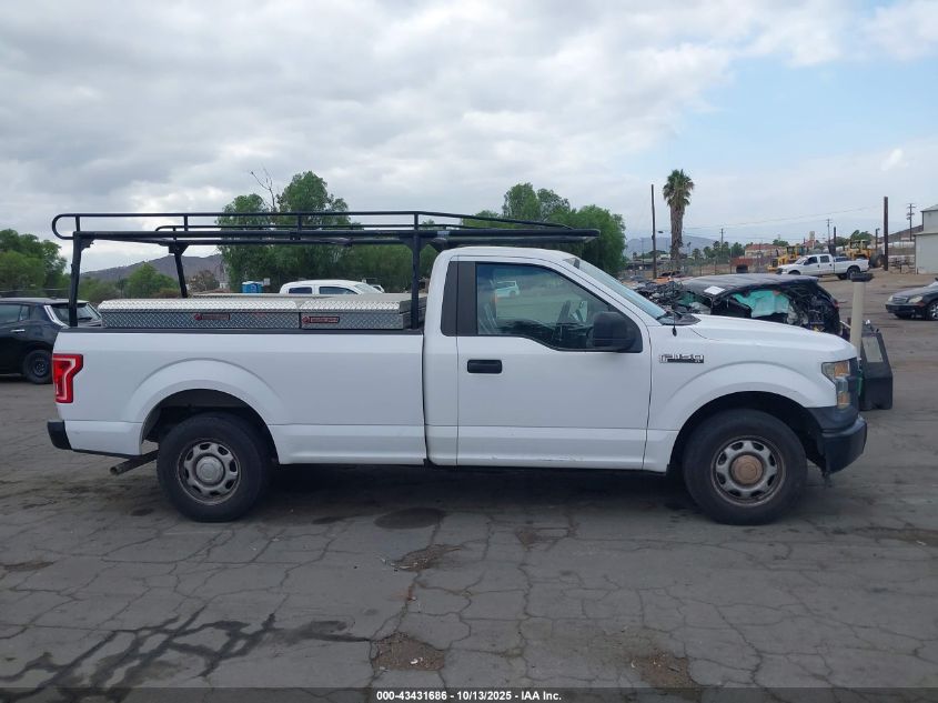 2016 Ford F-150 Xl VIN: 1FTMF1C81GKE25152 Lot: 43431686