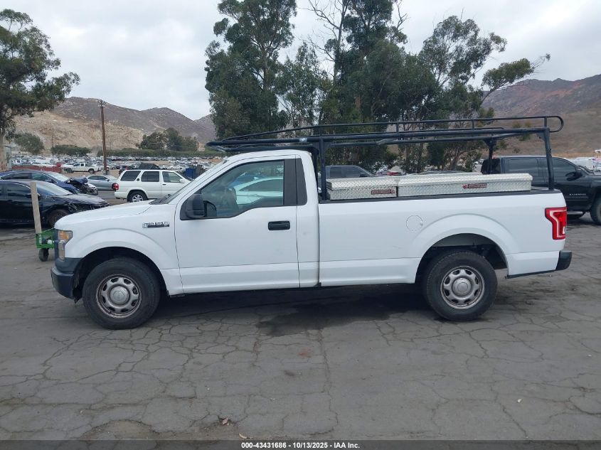 2016 Ford F-150 Xl VIN: 1FTMF1C81GKE25152 Lot: 43431686