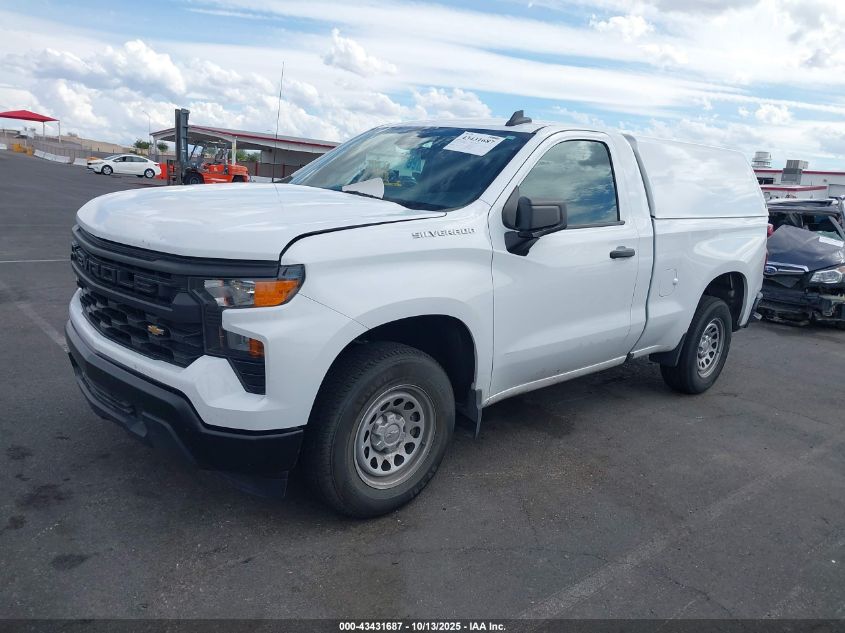2023 Chevrolet Silverado 1500 2Wd Standard Bed Wt VIN: 3GCNAAEK1PG355767 Lot: 43431687