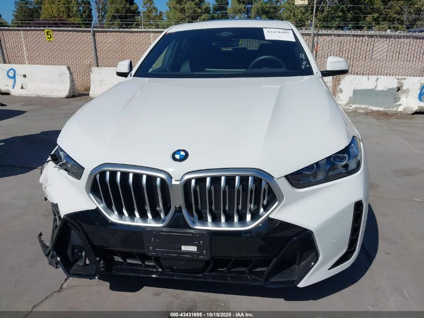 2025 BMW X6 xDrive40I VIN: 5UX33EX01S9Z70024 Lot: 43431695