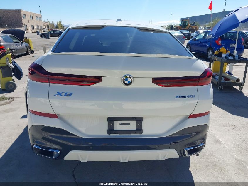 2025 BMW X6 xDrive40I VIN: 5UX33EX01S9Z70024 Lot: 43431695