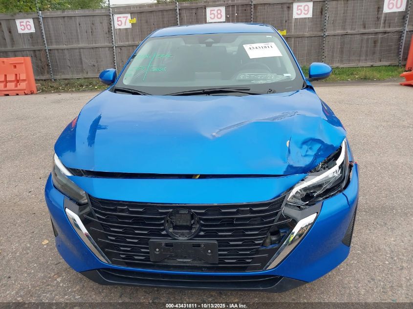 2025 Nissan Sentra Sv VIN: 3N1AB8CV1SY242019 Lot: 43431811