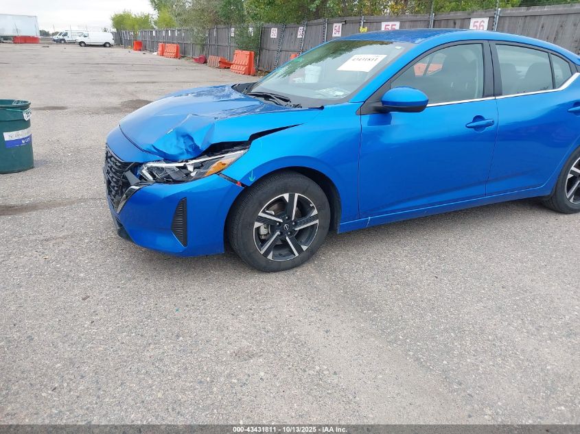 2025 Nissan Sentra Sv VIN: 3N1AB8CV1SY242019 Lot: 43431811