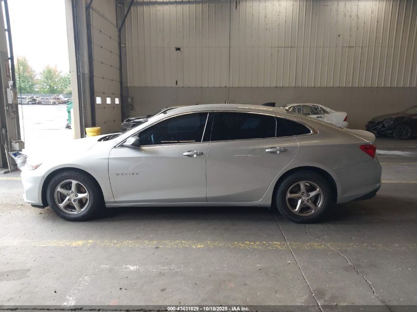2016 Chevrolet Malibu Ls VIN: 1G1ZB5ST7GF202825 Lot: 43431829