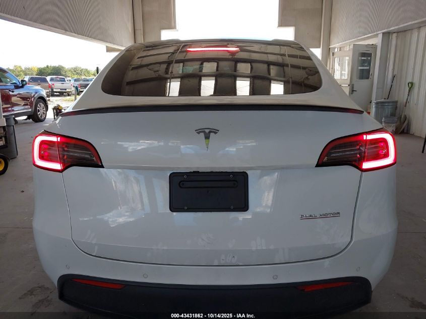 2022 Tesla Model Y Performance Dual Motor All-Wheel Drive VIN: 7SAYGDEF1NF457446 Lot: 43431862