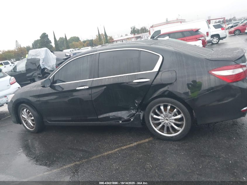 2017 Honda Accord Touring V6 VIN: 1HGCR3F9XHA021200 Lot: 43431866