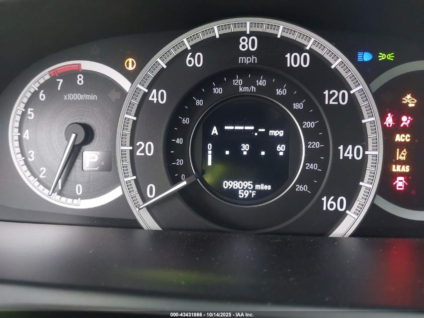 2017 Honda Accord Touring V6 VIN: 1HGCR3F9XHA021200 Lot: 43431866