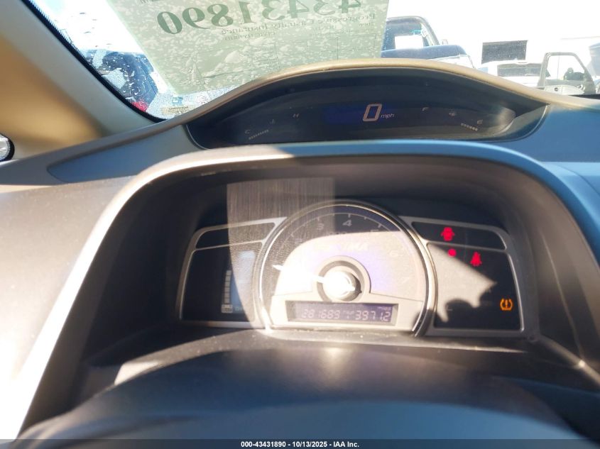 2008 Honda Civic Hybrid VIN: JHMFA36298S017010 Lot: 43431890