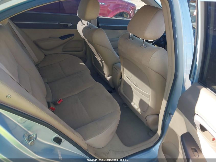 2008 Honda Civic Hybrid VIN: JHMFA36298S017010 Lot: 43431890