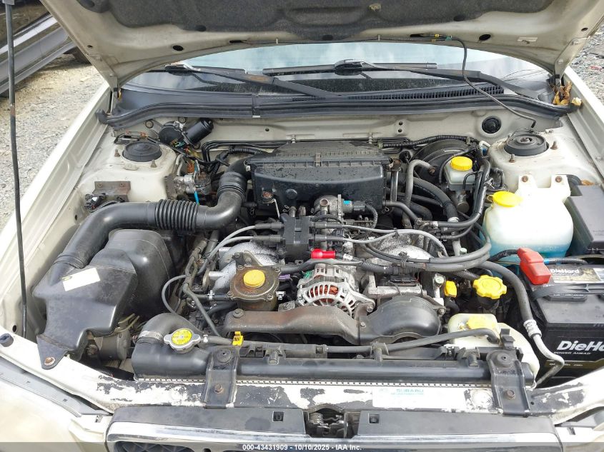 2002 Subaru Forester L VIN: JF1SF63522H711050 Lot: 43431909