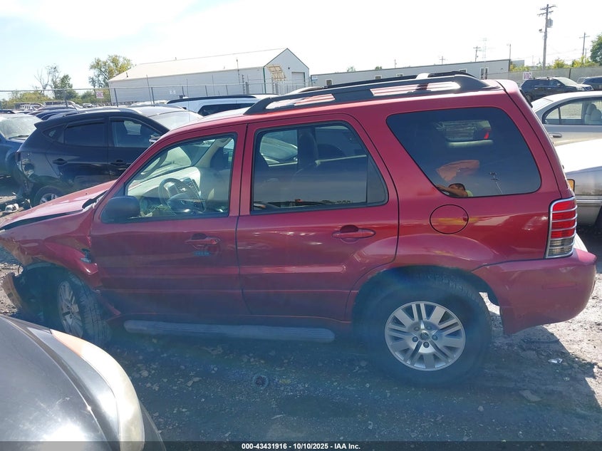 2006 Mercury Mariner Luxury/Premier VIN: 4M2YU57186KJ00289 Lot: 43431916