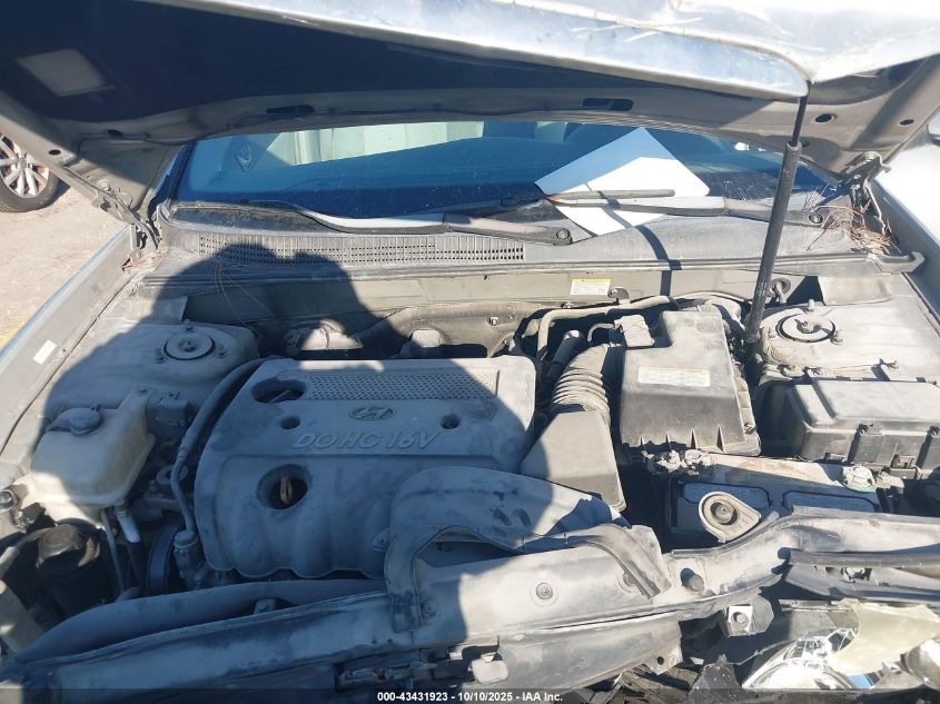 2008 Hyundai Sonata Gls VIN: 5NPET46C08H378565 Lot: 43431923