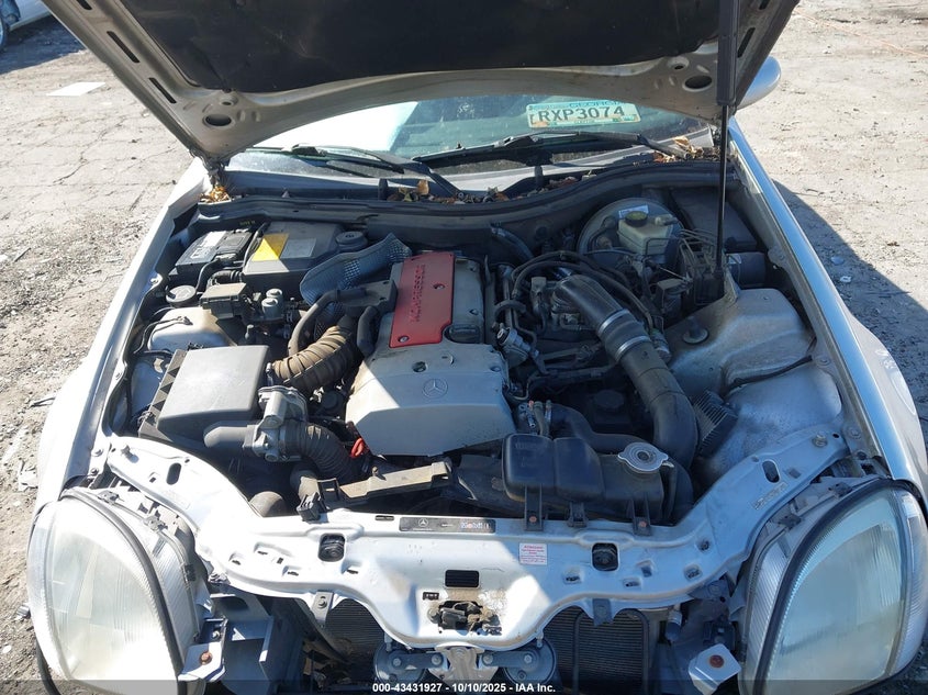 1999 Mercedes-Benz Slk 230 Kompressor VIN: WDBKK47F0XF080362 Lot: 43431927