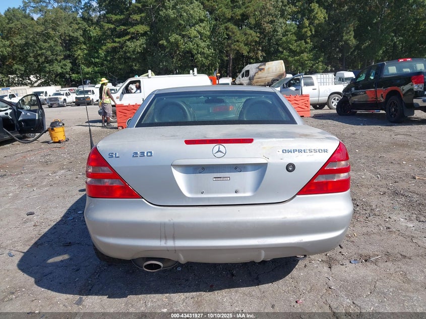 1999 Mercedes-Benz Slk 230 Kompressor VIN: WDBKK47F0XF080362 Lot: 43431927