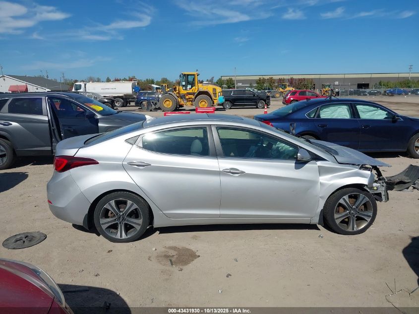 2014 Hyundai Elantra Sport VIN: KMHDH4AH8EU139567 Lot: 43431930