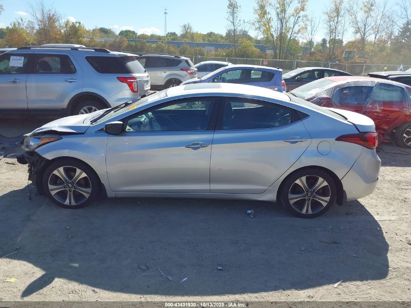 2014 Hyundai Elantra Sport VIN: KMHDH4AH8EU139567 Lot: 43431930