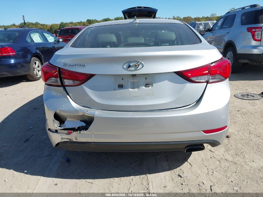 2014 Hyundai Elantra Sport VIN: KMHDH4AH8EU139567 Lot: 43431930