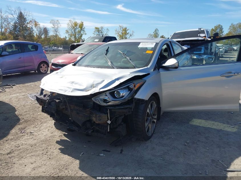 2014 Hyundai Elantra Sport VIN: KMHDH4AH8EU139567 Lot: 43431930