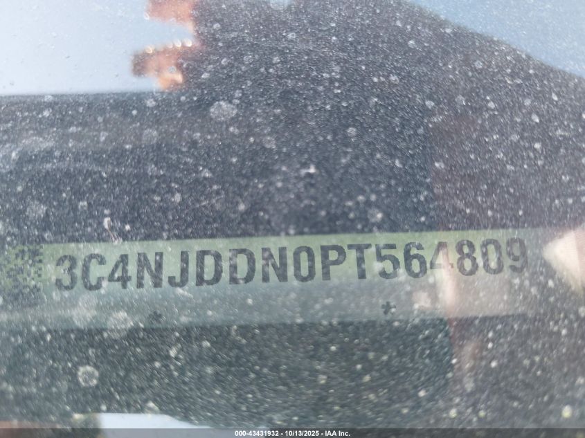 2023 Jeep Compass Trailhawk 4X4 VIN: 3C4NJDDN0PT564809 Lot: 43431932