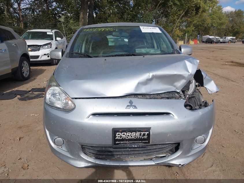 2015 Mitsubishi Mirage De/Rf VIN: ML32A3HJ8FH007988 Lot: 43431986