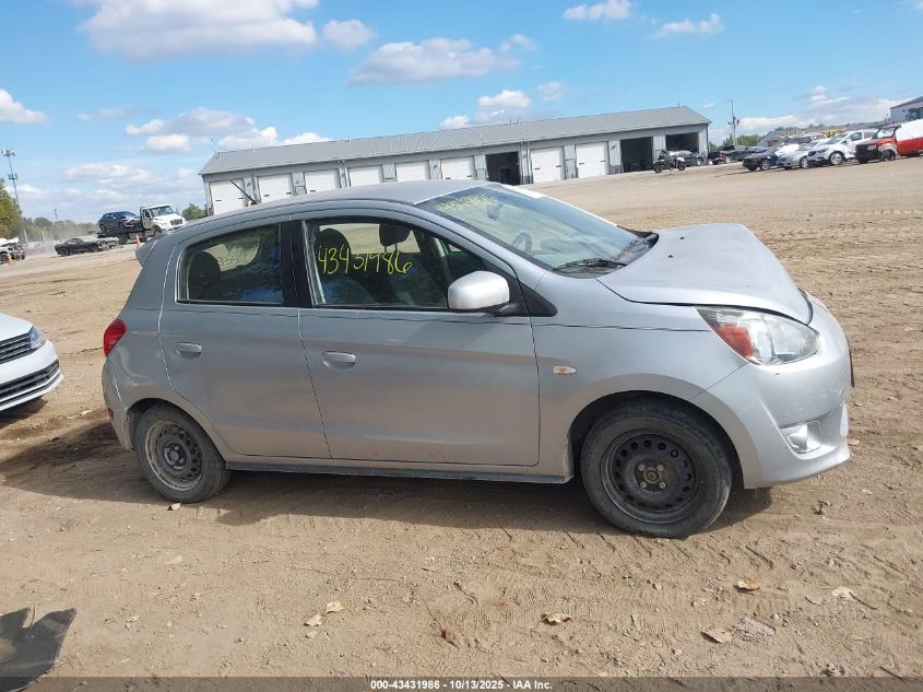 2015 Mitsubishi Mirage De/Rf VIN: ML32A3HJ8FH007988 Lot: 43431986